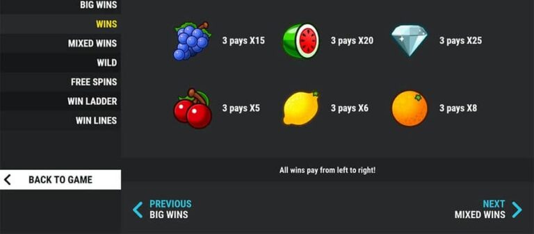 Reel Fruity Slots Mini