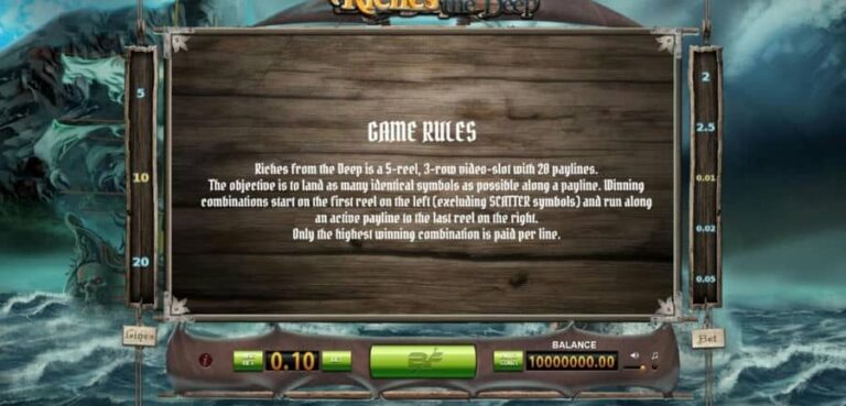 Riches from the Deep