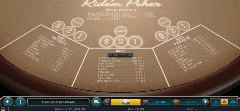 Ride’m Poker (Nucleus Gaming)