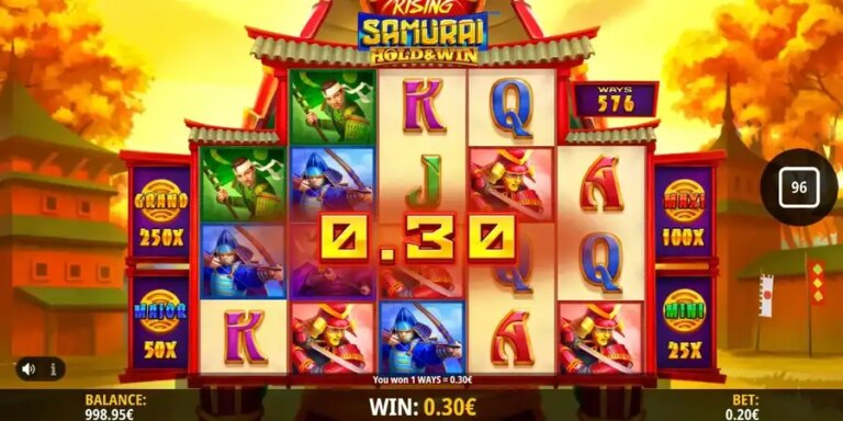 Rising Samurai: Hold and Win