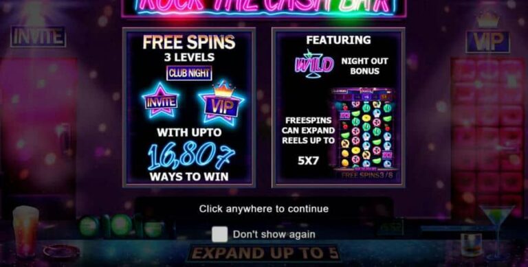 Rock the Cash Bar