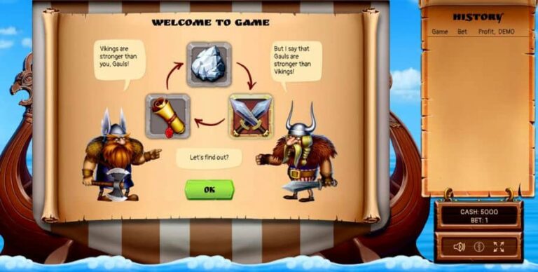Rock vs Paper: Viking’s mode