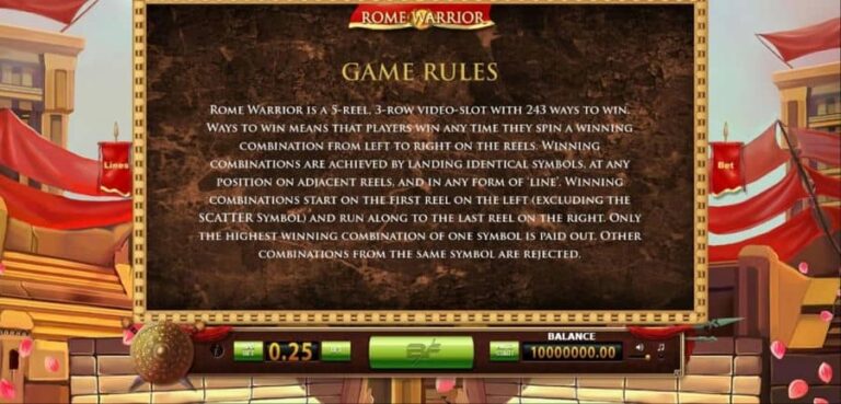 Rome Warrior (BF games)