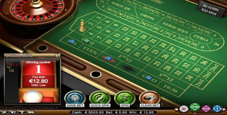 Roulette Advanced Low Limit