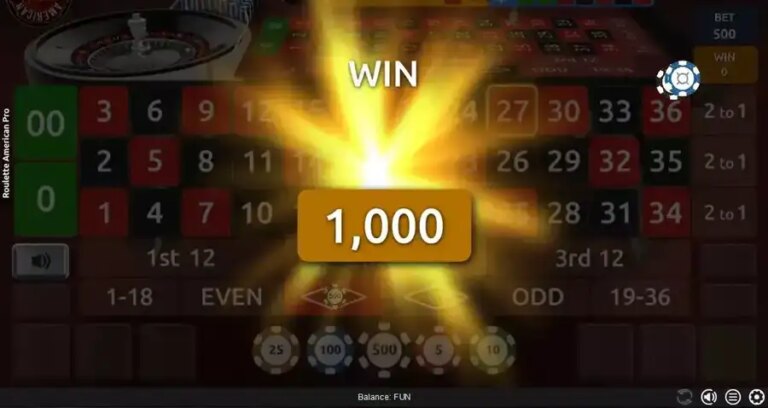 Roulette American Pro