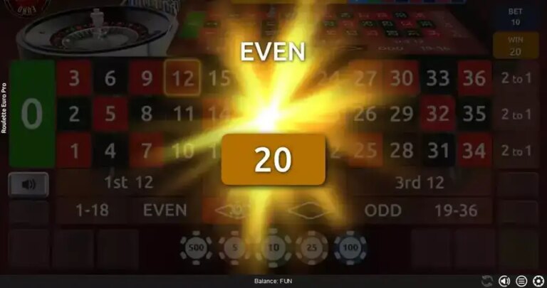 Roulette Euro Pro