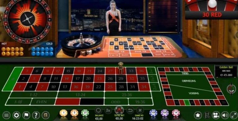 Roulette Golden Ball Live casino