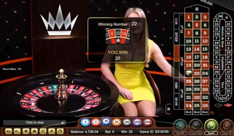 Roulette Live Casino (Ezugi)