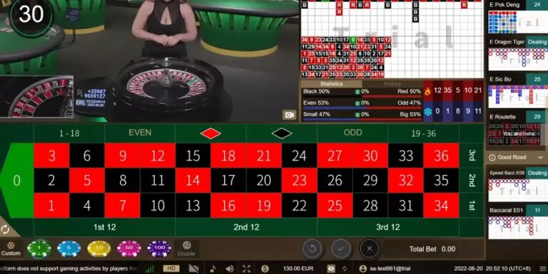 Roulette (SA Gaming)