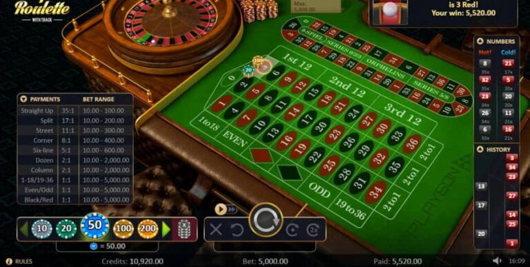Roulette with track High