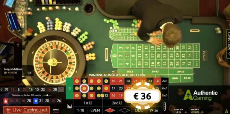 Royal Casino Authentic Roulette Live