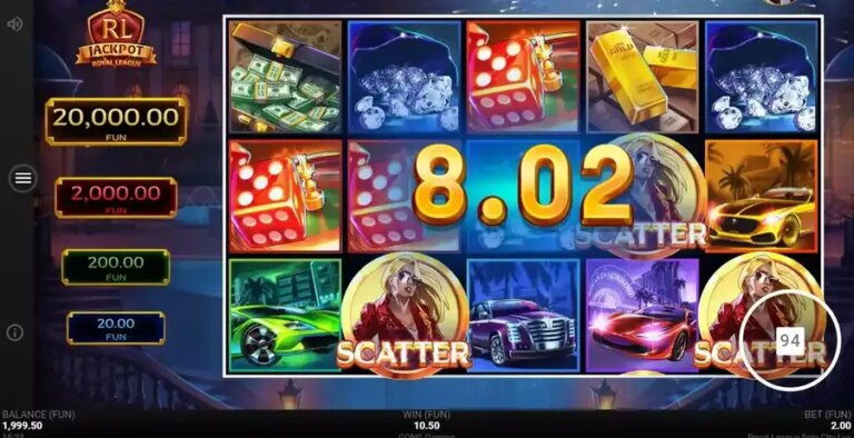 Royal League Spin City Lux
