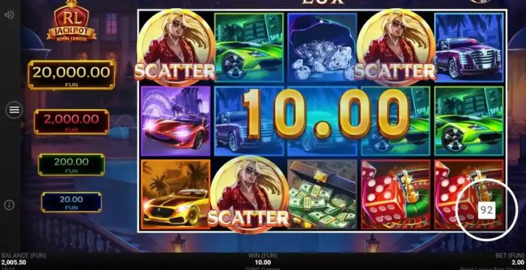 Royal League Spin City Lux