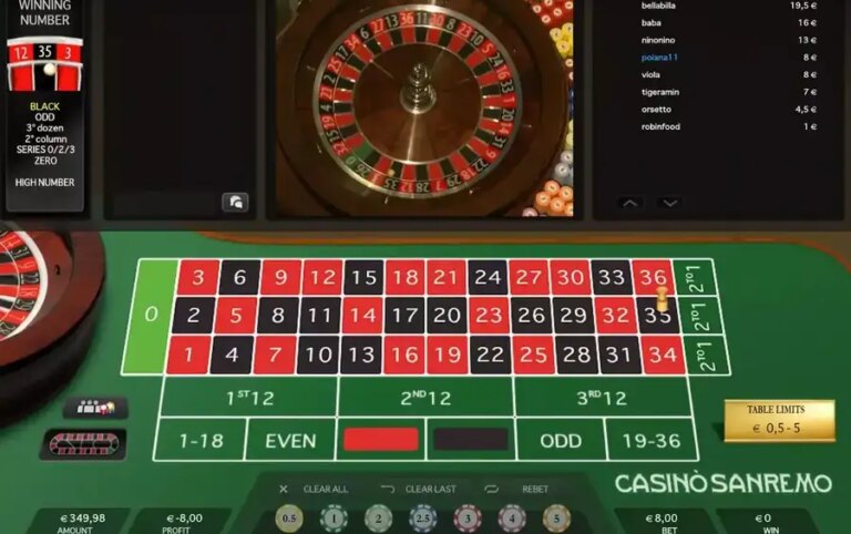 Sanremo Roulette
