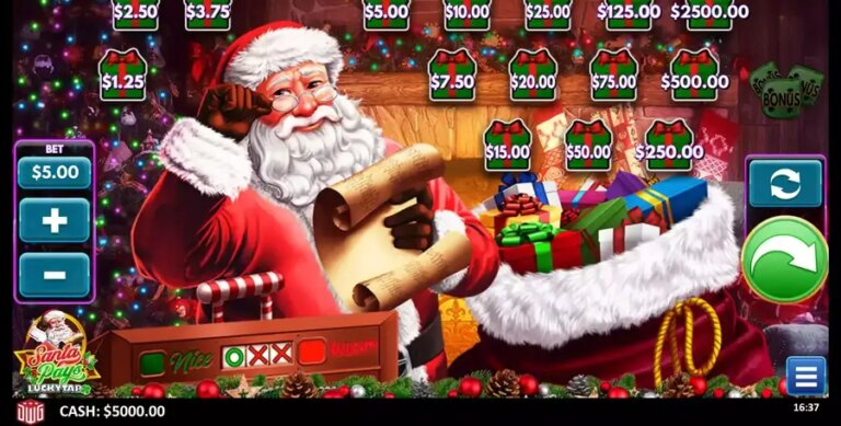 Santa Pays LuckyTap