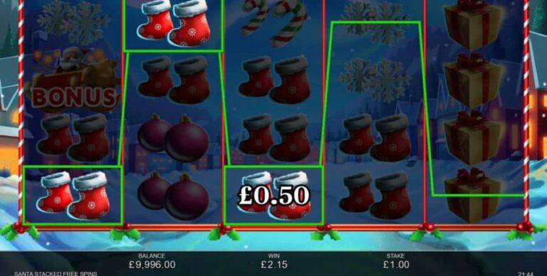 Santa Stacked Free Spins
