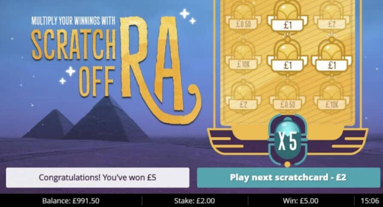 Scratch off Ra