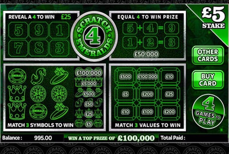 Scratch 4 Emeralds