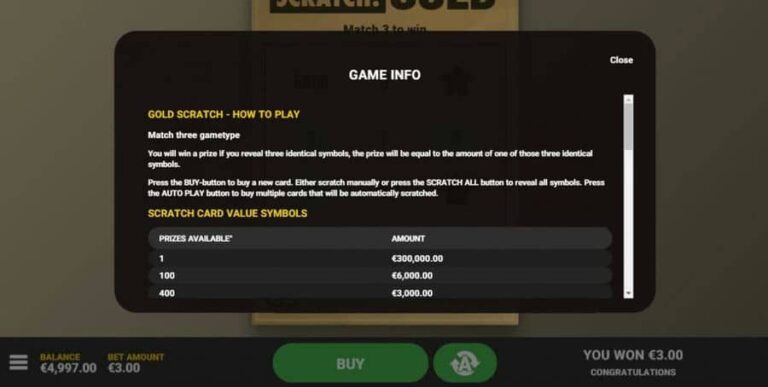 Scratch Gold