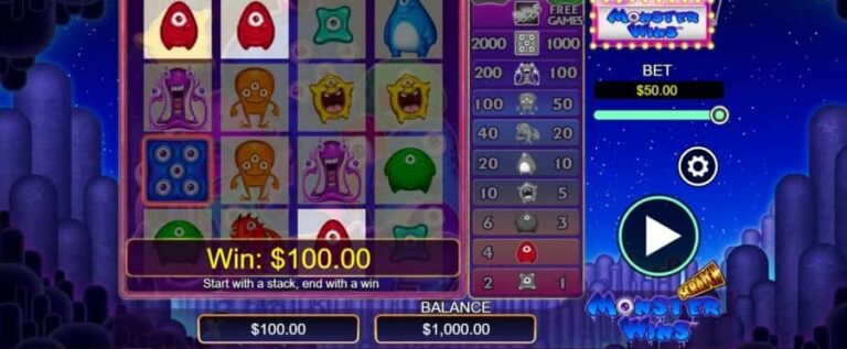 Scratch Monster Wins
