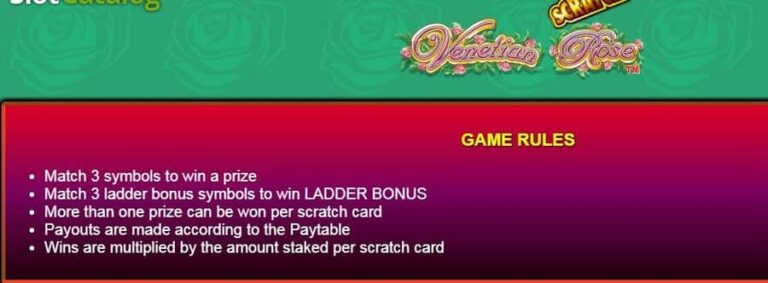 Scratch Venetian Rose