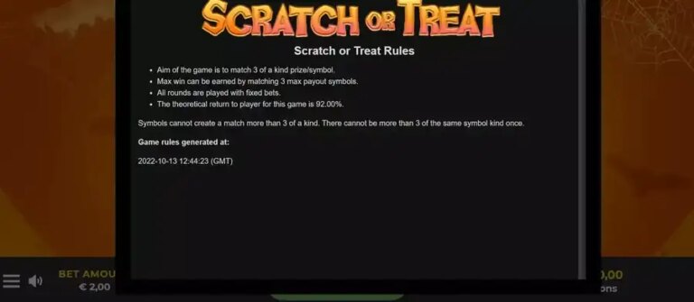 Scratch or Treat