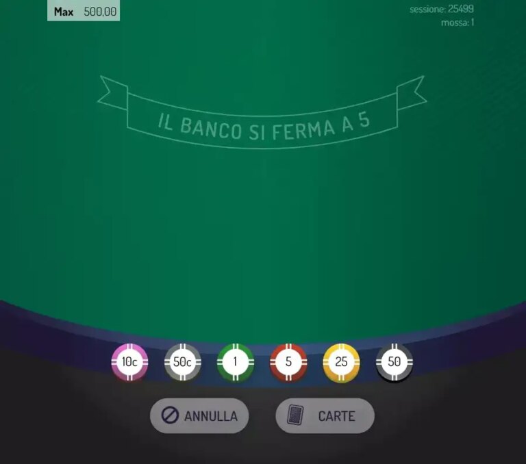 Sette e Mezzo (Giocaonline)