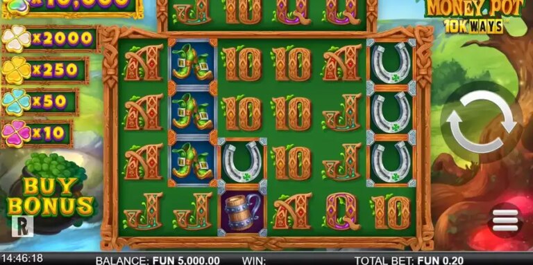 Shamrock Money Pot 10K Ways