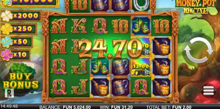 Shamrock Money Pot 10K Ways