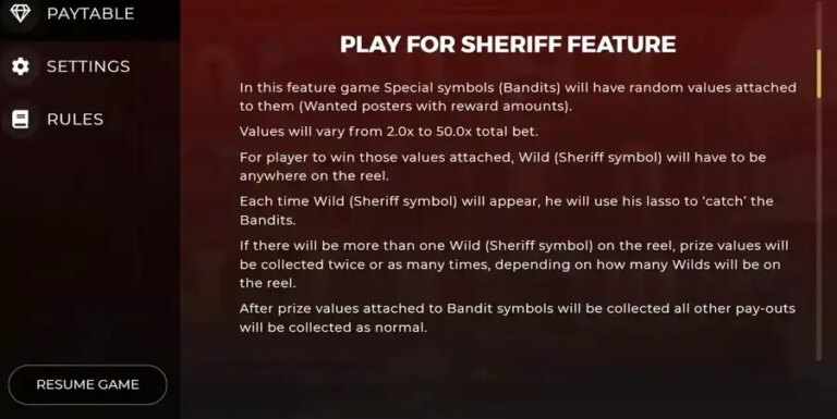 Sheriff vs Bandits