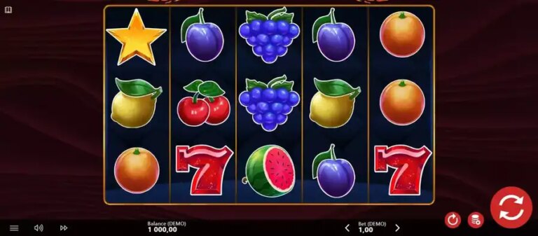 Shiny Fruity Seven 5 Lines