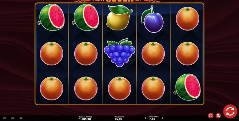 Shiny Fruity Seven Deluxe 5 Lines