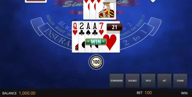 Single Deck Blackjack Elite Edition