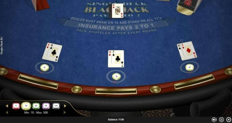 Single Deck Blackjack (Espresso Games)