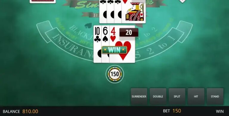 Single Deck Blackjack (Genii)