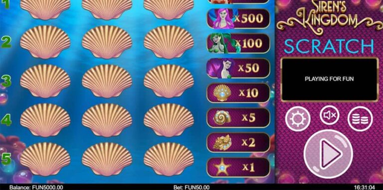 Sirens Kingdom Scratch