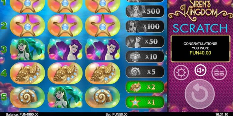 Sirens Kingdom Scratch