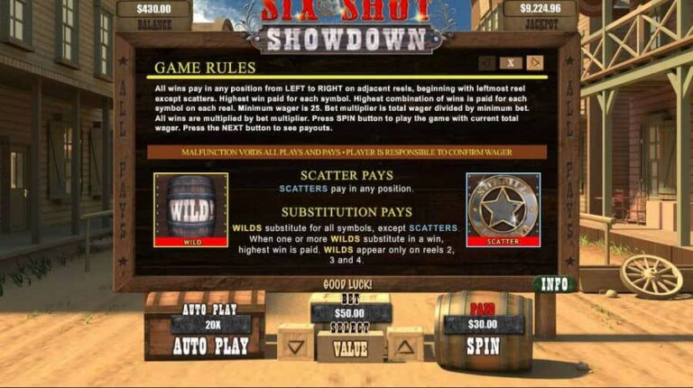 Six Shot Showdown