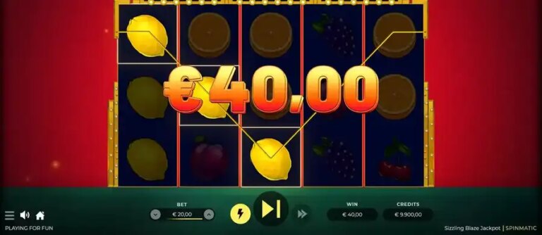 Sizzling Blaze Jackpot