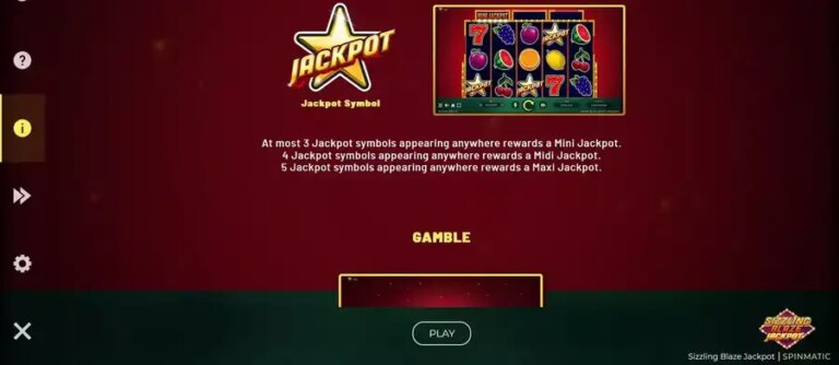 Sizzling Blaze Jackpot