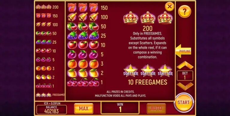 Sizzling Crown (3×3)