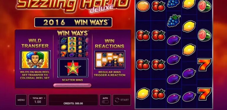 Sizzling Hot Deluxe 10 Win Ways