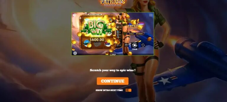Sky Patriots Scratchcard