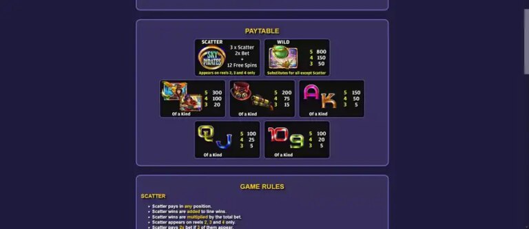 Sky Pirates (Ready Play Gaming)