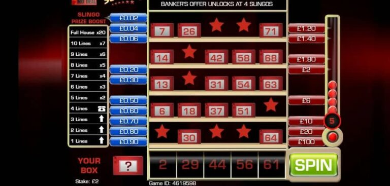 Slingo Deal or No Deal