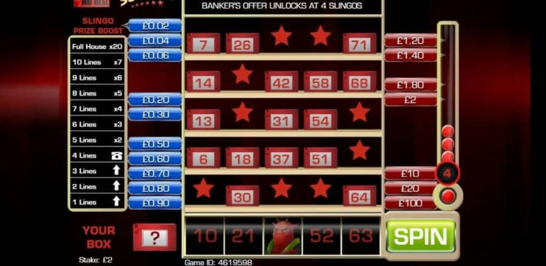 Slingo Deal or No Deal