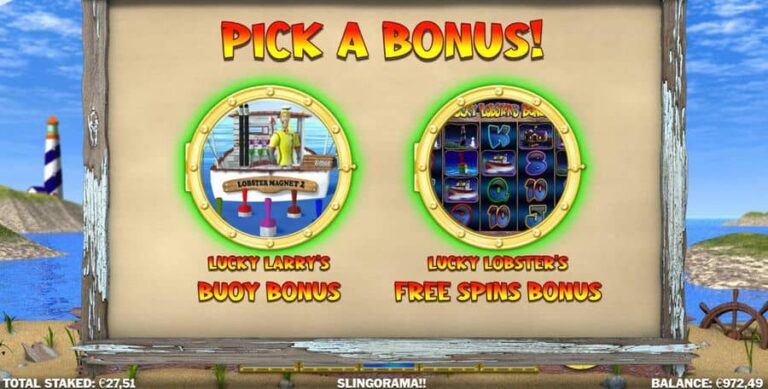 Slingo Lucky Larrys Lobstermania