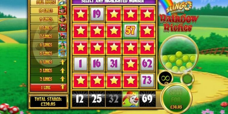 Slingo Rainbow Riches
