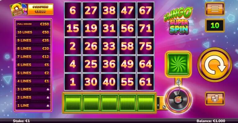 Slingo Super Spin