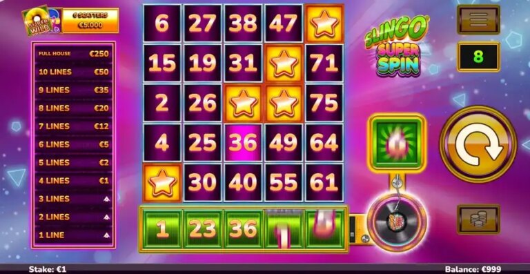 Slingo Super Spin